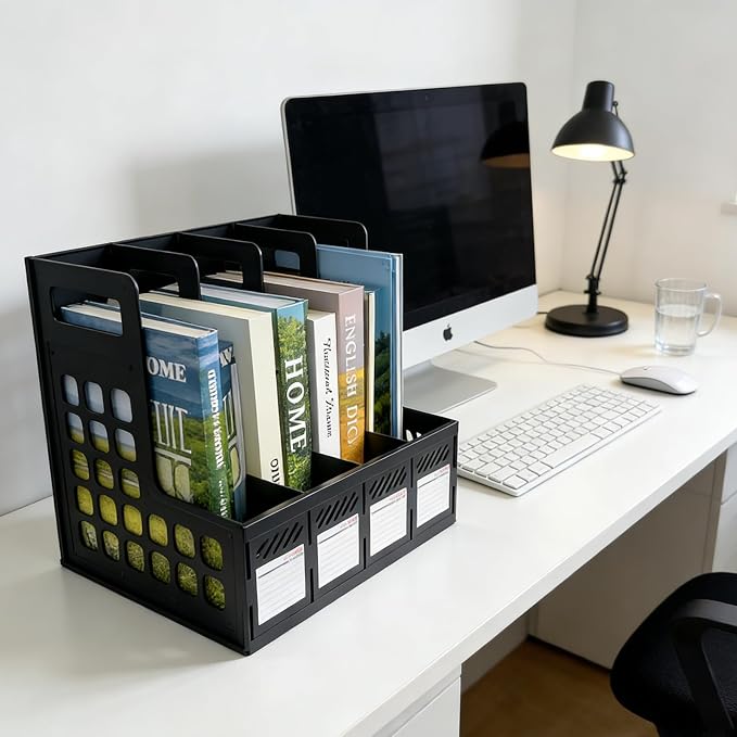 Ysenchan Plastic Magazine File Holder, Desk Organizer File Folder - Image 7