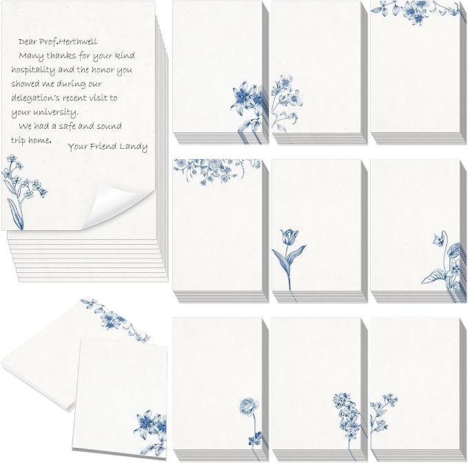 Spiareal 100 Pcs Blank Note Cards Blank Decorative Notecards Index Cards Bulk by Spiareal