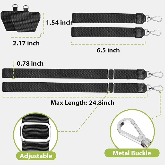 takyu Phone Lanyard, 2 Pack Adjustable Anti-Drop Neck/Wrist Strap - Image 5