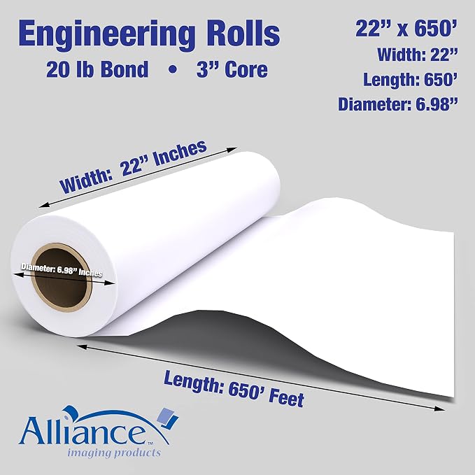 Alliance Wide Format Paper Rolls Bond Engineering - Image 2