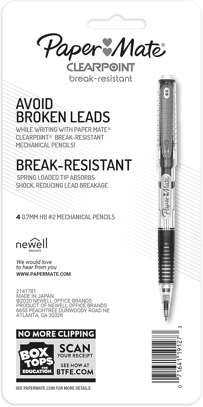 Paper Mate Clearpoint Mechanical Pencils, 0.7mm Break-Resistant HB #2 Lead - Image 7