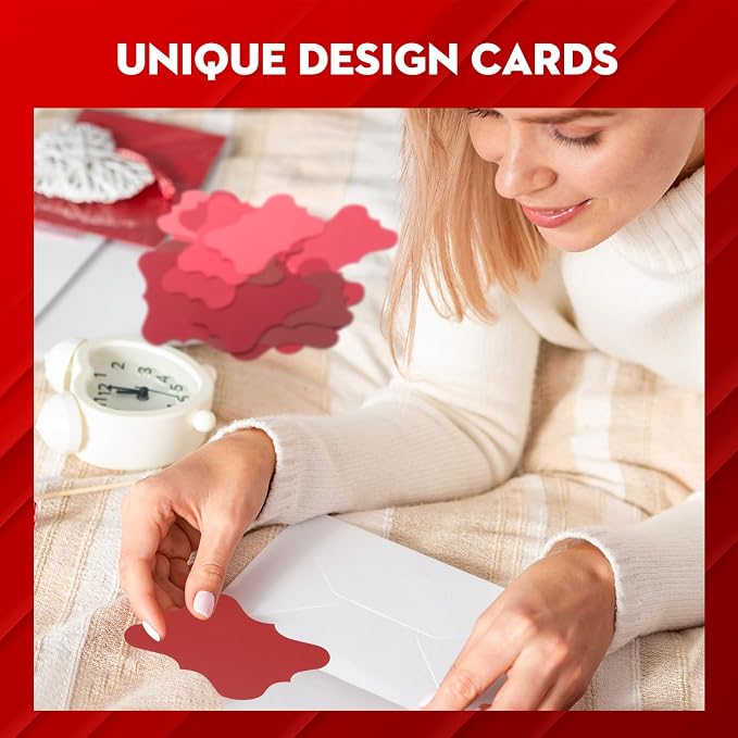 150 Pack Red Blank Index Cards 3x5 Colored Notecards - Image 4