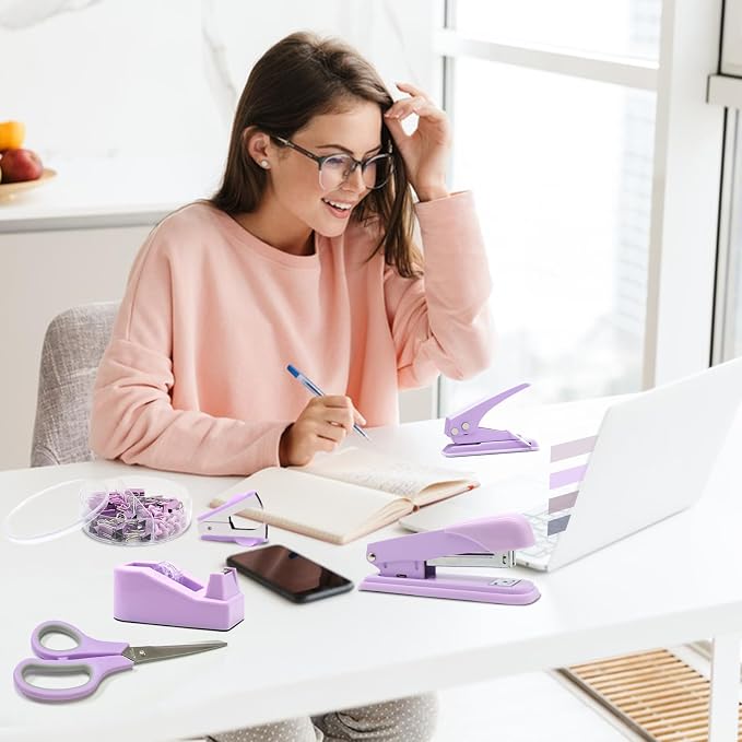 Sportsvoutdoors Purple Desk Accessories and Office Supplies - Image 5