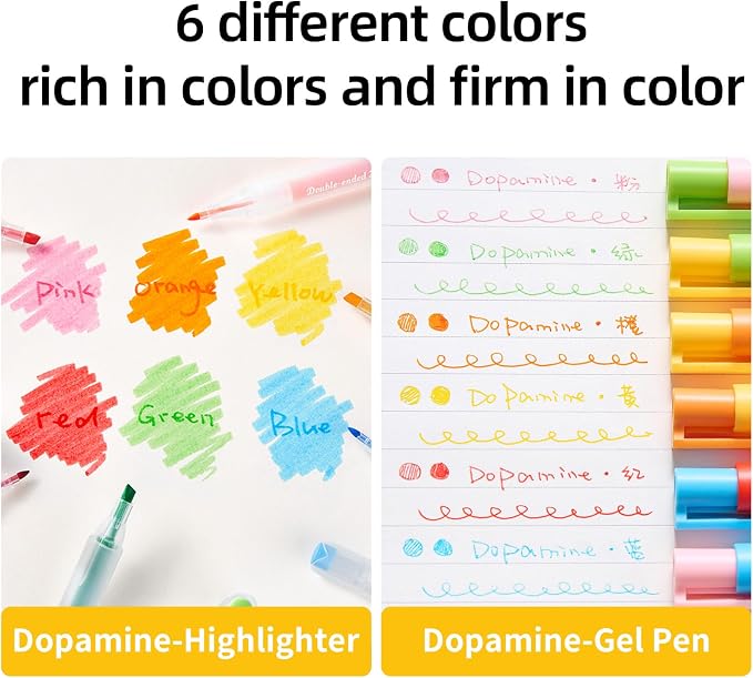 Bible Highlighters, 12 Pack Pastel No-Bleed Dual Chisel & Fine Tip | - Image 3