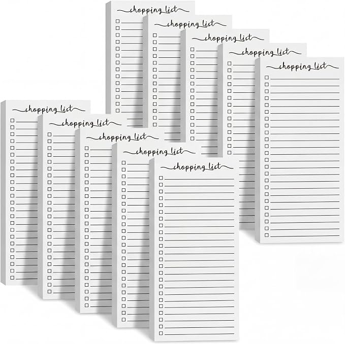 Censen 10 Pack 500 Sheets to Do List Notes Daily Checklist Notepad by Censen