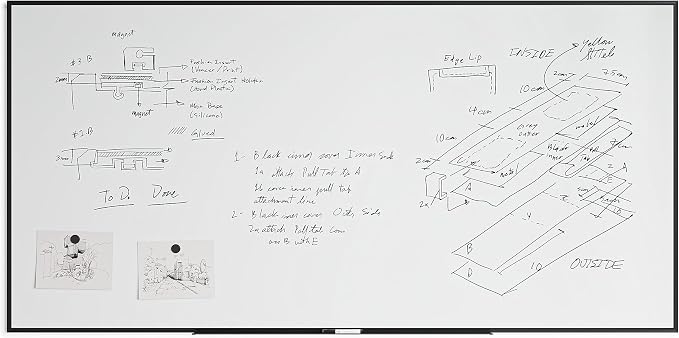 U Brands Magnetic Dry Erase Board White Board - Image 3