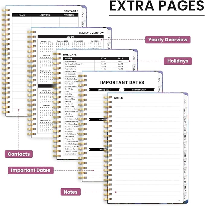 Planner 2026-2027, Monthly and Weekly Academic Planner July 2026 - Image 5