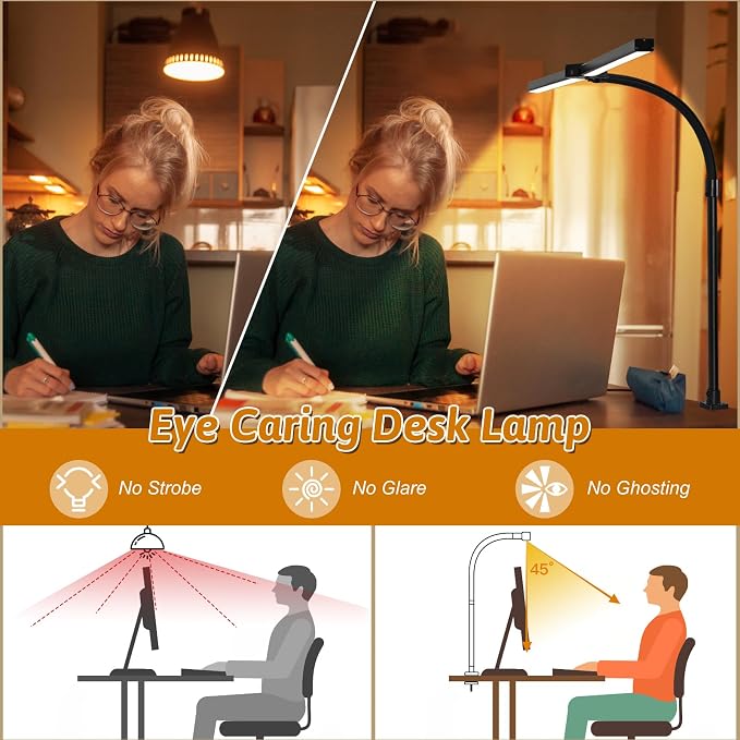 LED Desk Lamp for Office Dorm Home - Image 4