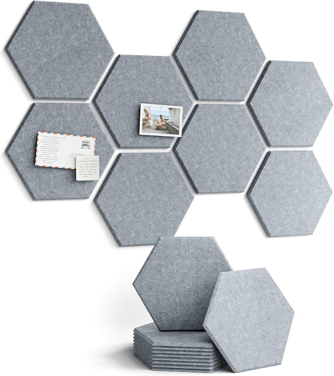 Fluxynara Hexagon Cork Board Alternative by FLUXYNARA