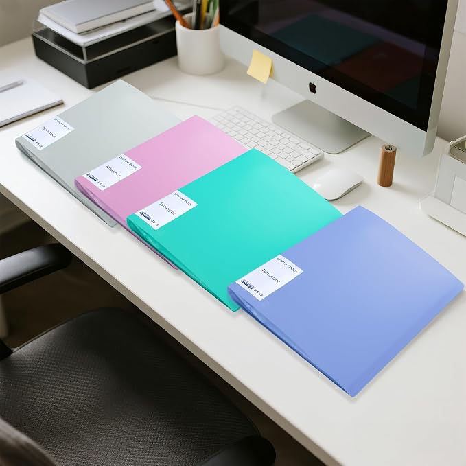 Tuhangcc Binder with Plastic Sleeves 30-Pocket with Clear Sheet Protectors - Image 7