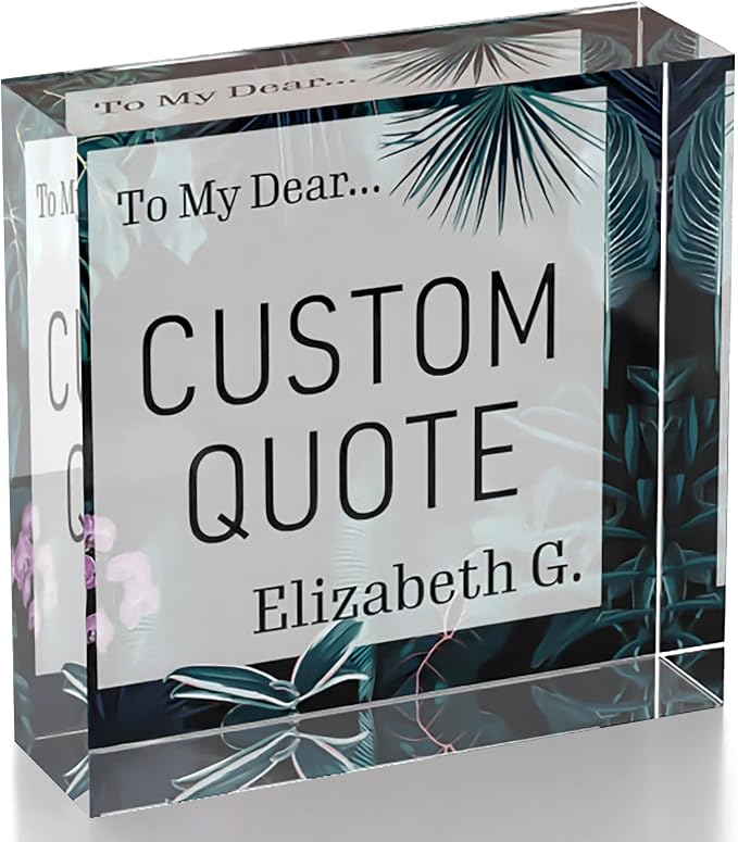 Custom Acrylic Sign Personalized, Custom Desk Name Plate, 18 Styles, - Image 9