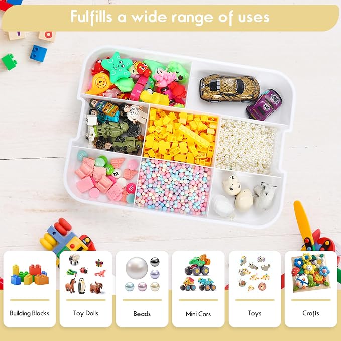 Douorgan Toy Storage Organizer for Lego Stackable Organizer Bins - Image 6