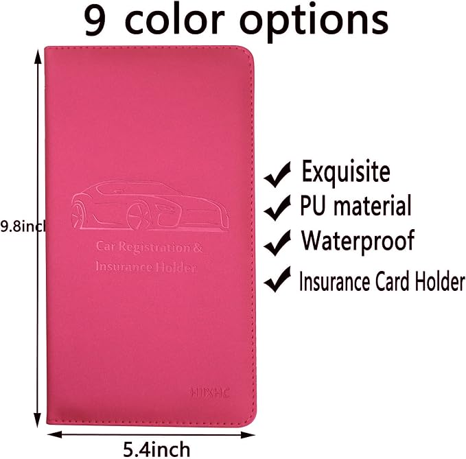 Car Registration and Insurance Card Holder - Image 3