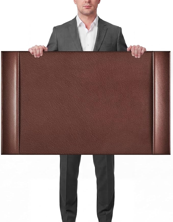 30 x 18 Inch Leather Desk Pad Protector by Saysurey