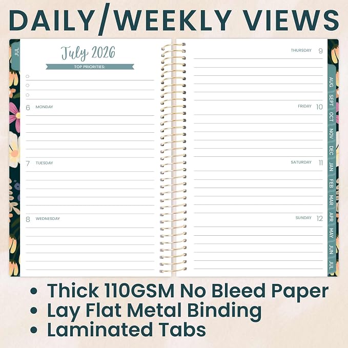 bloom daily planners 2026-2027 Academic Year Pocket Planner 13 Months - Image 2