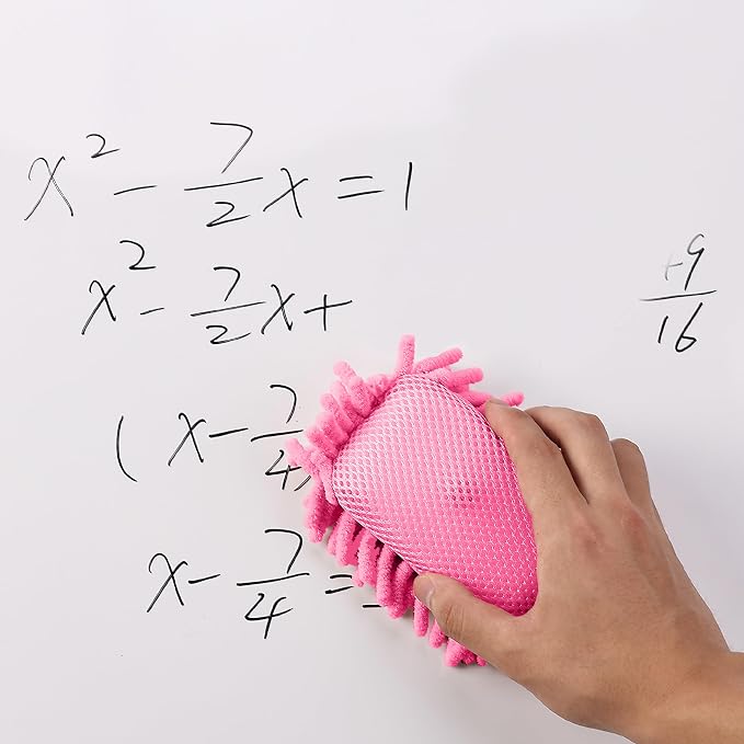 Mr. Pen- Magnetic Microfiber Shag Whiteboard Erasers, 4 Pack | Dual Surface - Image 6