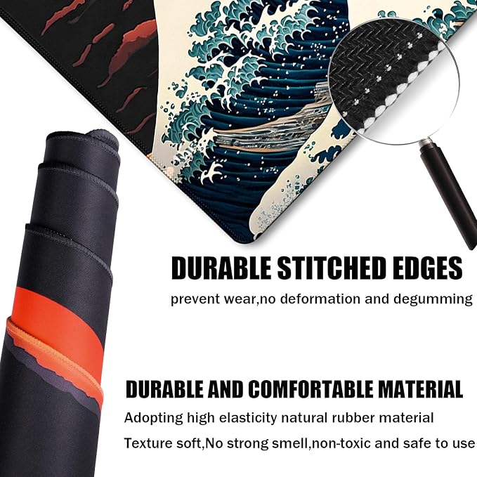 Big Mouse Pad, Upgrade Durable 31.5"x15.7" Larger Extended Mouse Pad - Image 2