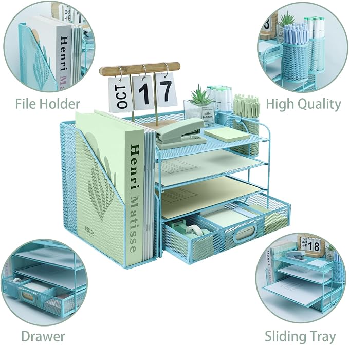 4 Tier Desk File Organiser - Image 4