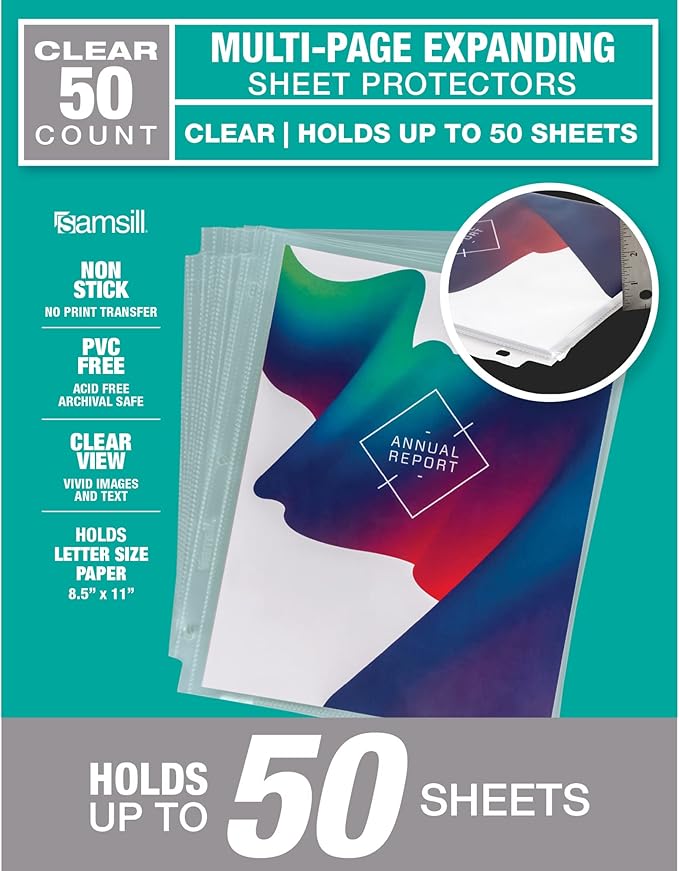 Samsill High Capacity Sheet Protector Family by Samsill