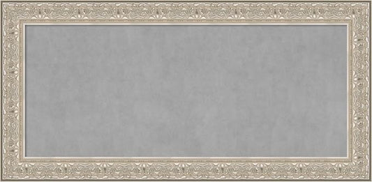 Amanti Art Silver Framed Magnetic Board 27x55 Oversize Vision Board by AmantiArt