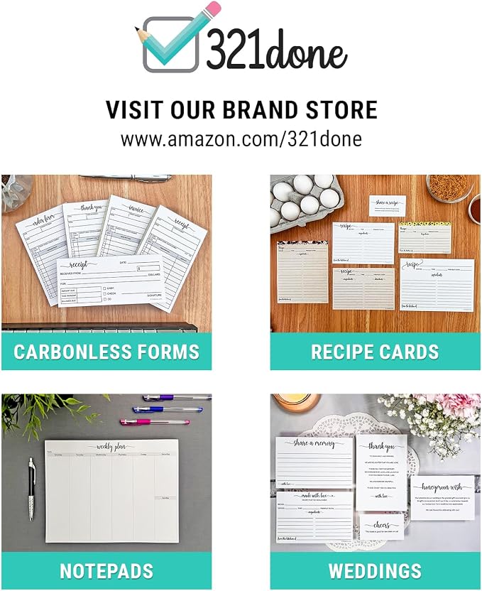 321Done Ruled Note Cards, 5x7 Thick Index Cards - Image 6