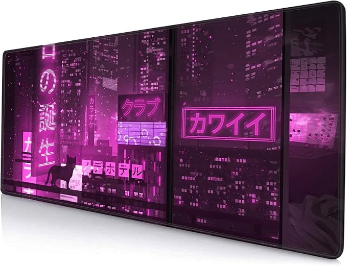 Gaming Mouse Pad, Large Anime Mouse Pads by SANWUMIAN