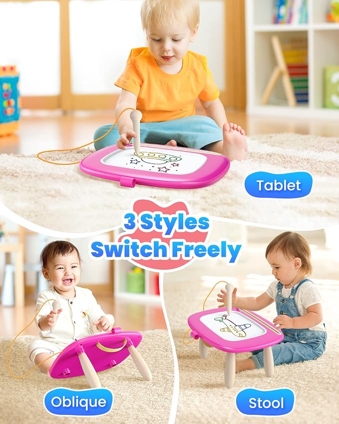 Seimome Magnetic Drawing Board, Toddler Girl Toy - Image 2