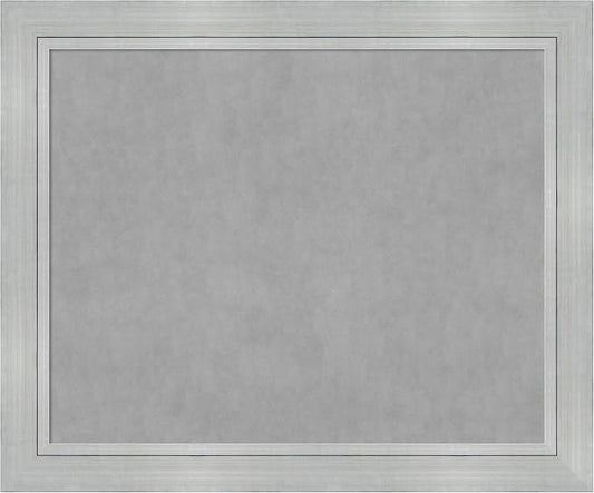Amanti Art Silver Framed Magnetic Board 39x47 X-Large Vision Board by AmantiArt