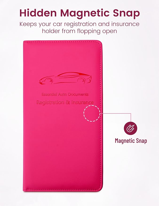 Yarnic Car Registration and Insurance Holder, Car Document Holder - Image 6