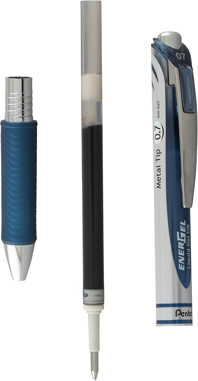 Pentel EnerGel RTX Retractable Liquid Gel Pen, Metal Tip, Medium Line - Image 5