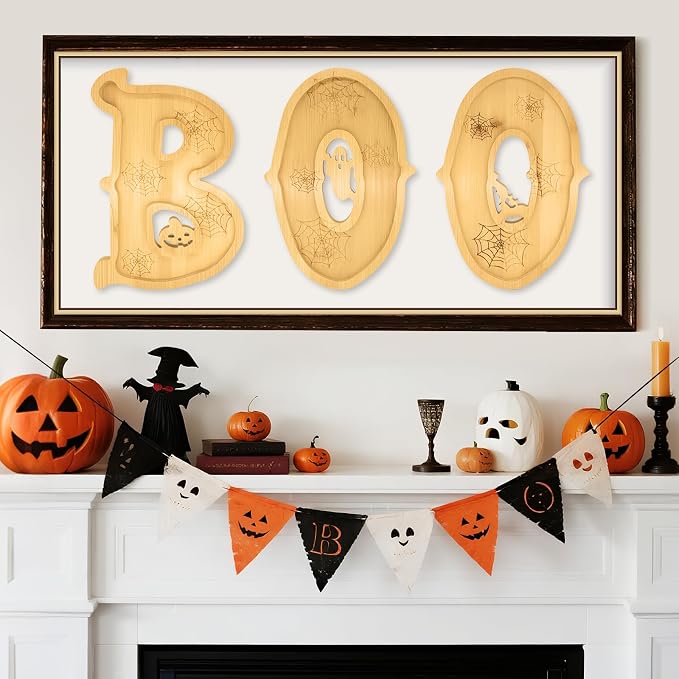 3PCS Wooden Halloween Charcuterie Board Set - Image 4