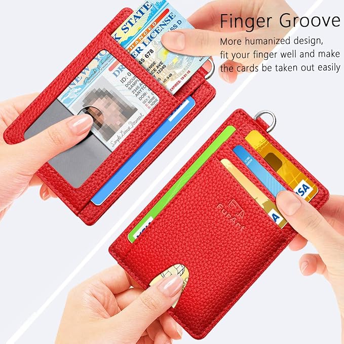 FurArt Slim Minimalist Wallet RFID Credit Card Holder - Image 3