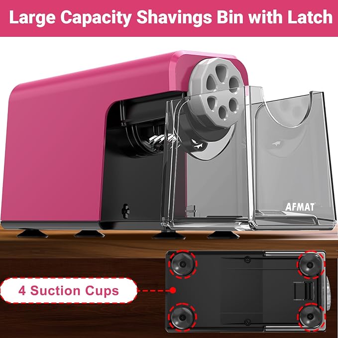 AFMAT 6-Hole Electric Pencil Sharpener - Image 7
