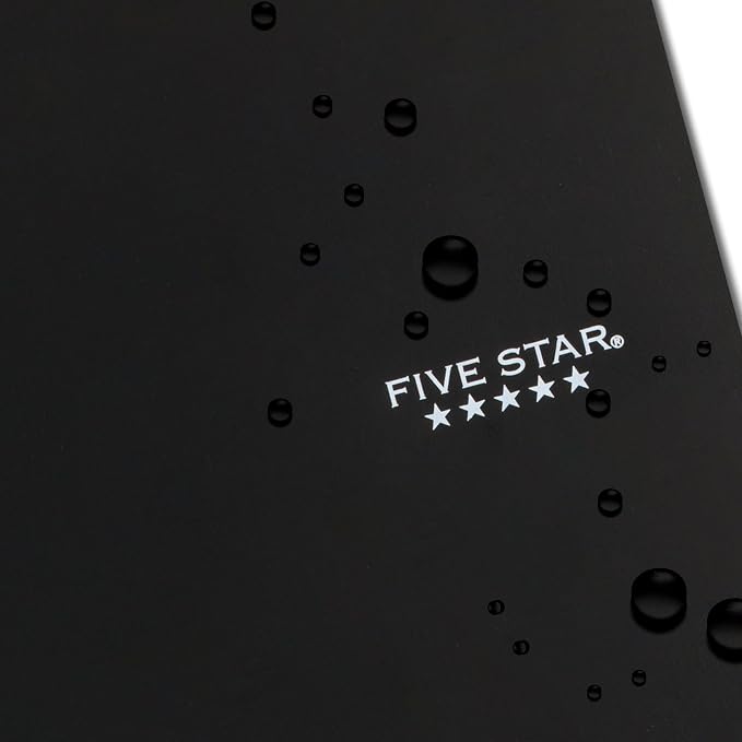 Five Star Spiral Notebook + Study App, 3 Subject, Wide Ruled Paper, 150 Sheets - Image 6
