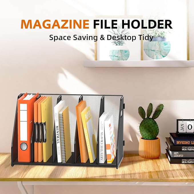 SUPEASY Binder Organizer, Magazine File Holder - Image 2
