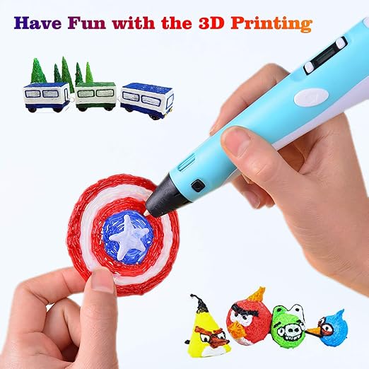 3D Pen Filament 400 Feet 20 Colors, dikale 3D Printing Pen Refills PLA Bonus - Image 6