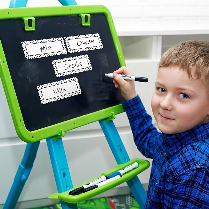 Eaasty 48 Pcs Dry Erase Magnetic Labels Reusable Magnetic Name Tag - Image 6