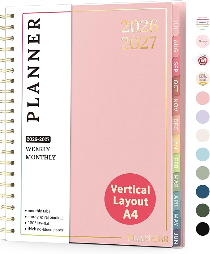 Teacher Planner 2026-2027, Forvencer Academic Planner 2026-2027, Jul 2026 by Forvencer