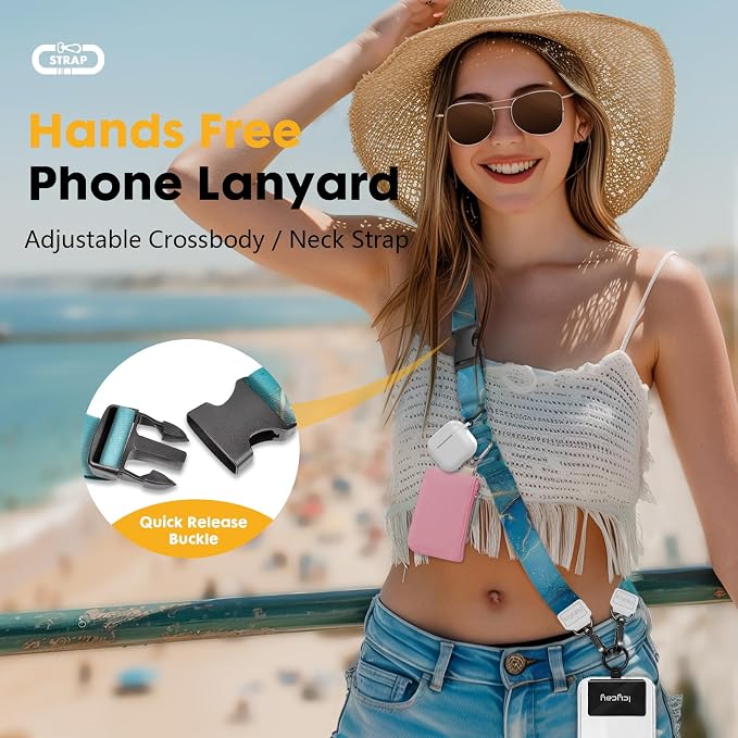 Icycay Phone Lanyard Crossbody, Anti Theft Cute Lanyard - Image 2