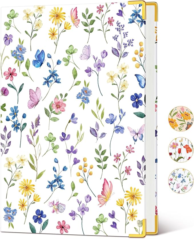 Lined Journal Notebook for Women, A5 Hardcover Leather Journaling Notebooks for by MUAHLIUB