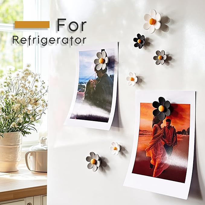 16 pcs - Cute Flower Magnet, Gothic Magnet - Image 2