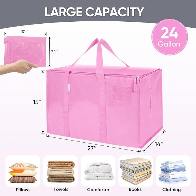 TICONN 2 Pack Extra Large Moving Bags Heavy Duty - Image 5