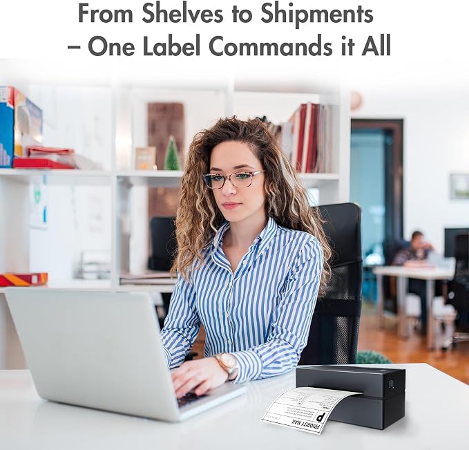 Thermal Shipping Label Printer 4x6 Bluetooth Label Maker - Image 8