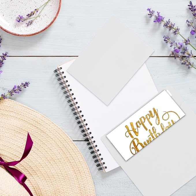 100Packs A2 White Envelopes 4x 5 Inch Card Envelopes, Self Seal - Image 3
