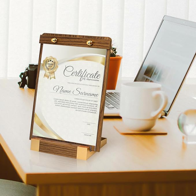 LIANHELILAI 3 Pack 8.5"x11" Acrylic Sign Holder - Image 7