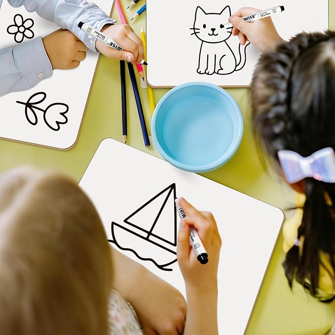 32 Pack Small White Board Portable 9"x12", Personal Whiteboard - Image 8