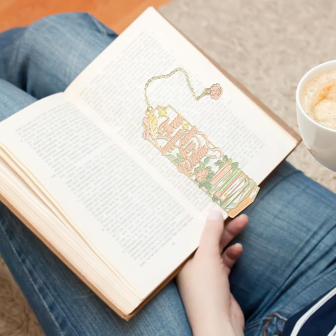 4Pcs Metal Bookmarks Cute Book Mark - Image 6