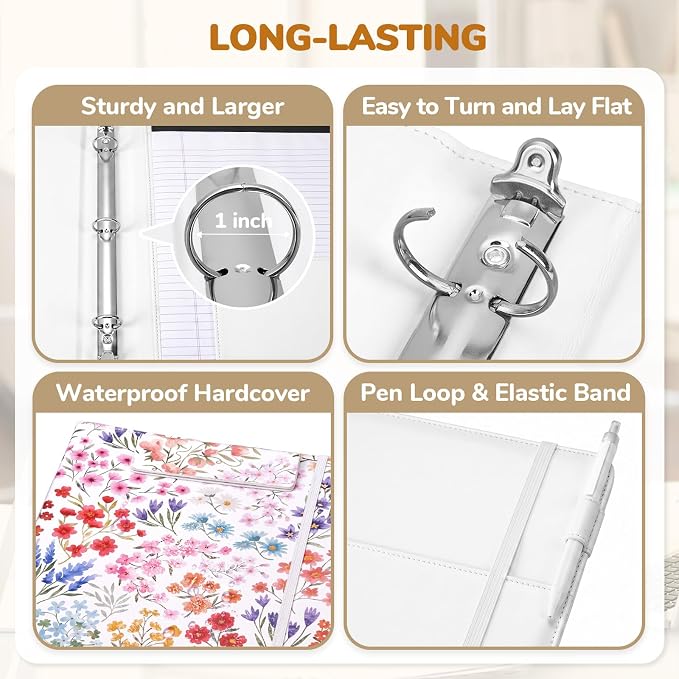 JoyCat 3 Ring Binder Clipboard - Image 4