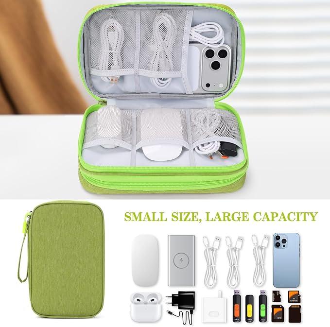 FYY Electronic Organizer, Large Travel Cable Organizer Bag Pouch Electronic - Image 6