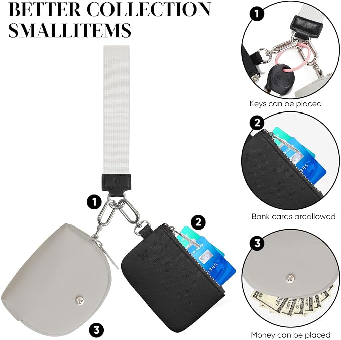VUTUXA KeyChain Wallet Wristlet - Image 5